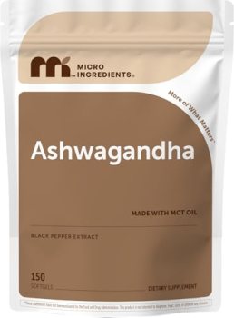 Micro Ingredients Ashwagandha Supplement with Black Pepper