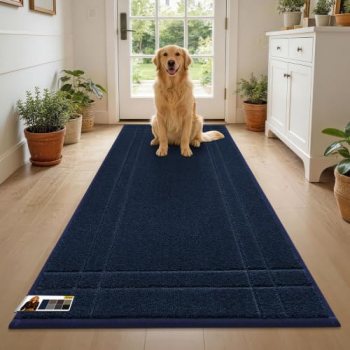 JSEI Door Mat for Entrance, Washable Low Profile Doormat for Front Door & Back D