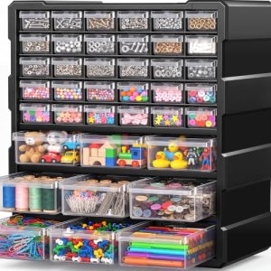PurKeep 𝟔𝟐% 𝟎𝐅𝐅 Drawer Organizer for Garage Building Bricks Storage