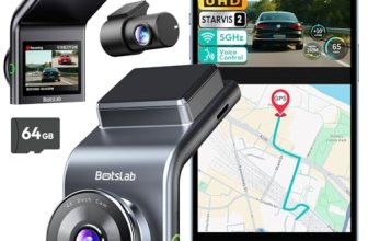 BOTSLAB G300 Plus 4K Dual Dash Cam Front and Rear [2026 Upgraded]