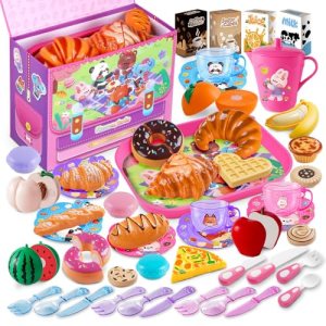 Drefirsa Girl Play Food-Tea Party Set