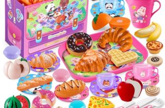Drefirsa Girl Play Food-Tea Party Set