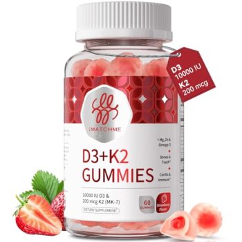iMATCHME Vitamin D3 K2 Gummies for Adults