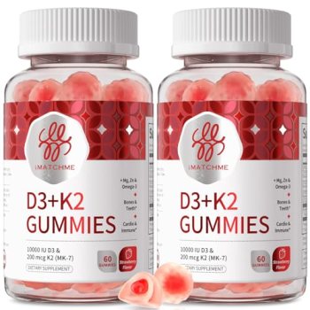iMATCHME Vitamin D3 K2 Gummies for Adults
