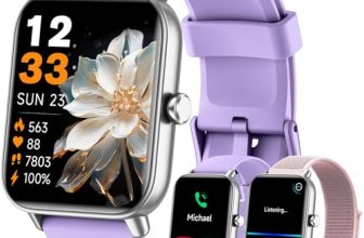 Hingso Smart Watches for Women, 1.85″ Fitness Tracker for Android & iPhone