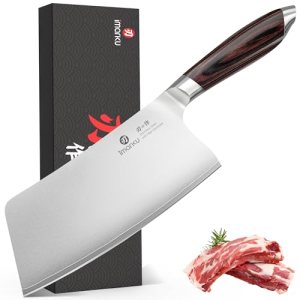 imarku Cleaver Knife 7.5 Inch – Japanese High Carbon Stainless Steel Chopping Kn