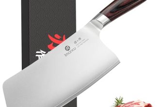 imarku Cleaver Knife 7.5 Inch – Japanese High Carbon Stainless Steel Chopping Kn