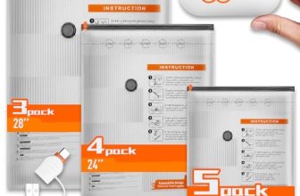12 Packs Vacuum Seal Bags with USB/Type-C Pump