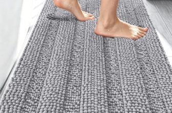 Smiry Thick Chenille Bathroom Rugs 30×20
