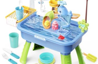 Upgraded Water Table for Toddlers 1-3 with Electric Water Pump