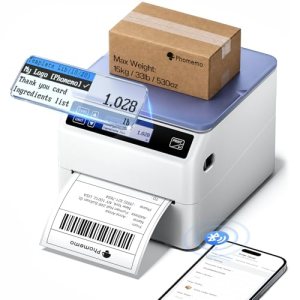 Phomemo Bluetooth Shipping Label Printer 4×6 with Scale