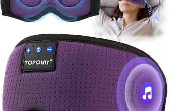 TOPOINT Sleep Mask Headphones Bluetooth 5.4