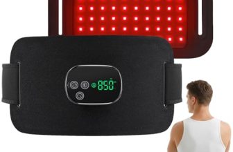 YUHUO Cordless Heating Pad for Back, 660nm 850nm LED for Waist Knee Elbow