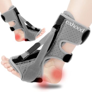 exhood 2PCS Upgraded Plantar Fasciitis Night Splint