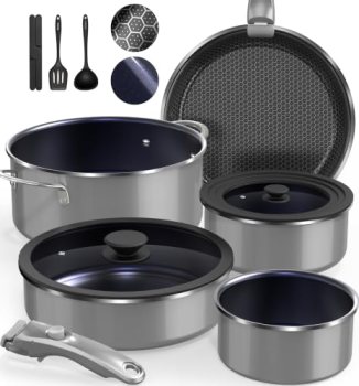 DUXANO Ceramic Pots and Pans Set Non Stick