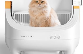 Thereye Automatic Litter Box, Open-Top Self-Cleaning Litter Box