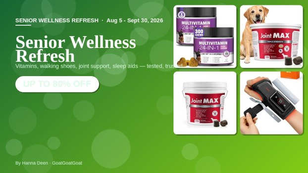 Senior Wellness Refresh: Vitamins, walking shoes, joint support, sleep aids — tested, trusted