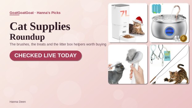 Hanna’s Cat Supplies Roundup