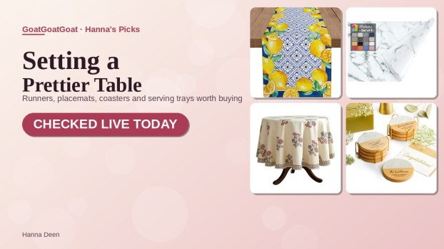 Hanna’s Table Linens Roundup