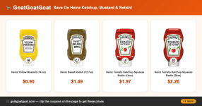 Save On Heinz Ketchup, Mustard & Relish!