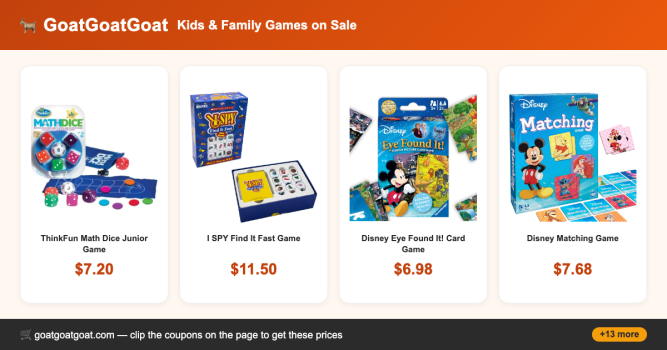 Kids & Family Games on Sale