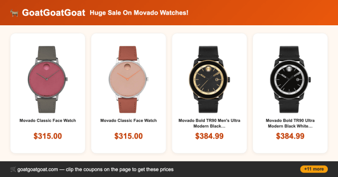 Huge Sale On Movado Watches!