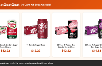 36 Cans Of Soda On Sale!