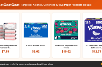 Targeted: Kleenex, Cottonelle & Viva Paper Products on Sale