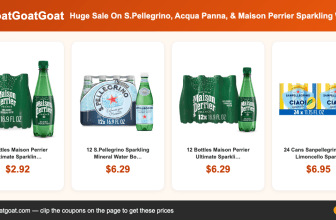 Huge Sale On S.Pellegrino, Acqua Panna, & Maison Perrier Sparkling Water!