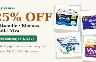 25% off Cottonelle, Kleenex, Scott and Viva with Amazon Subscribe & Save