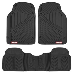 Motor Trend FlexTough Performance All Weather Rubber Car Floor Mats