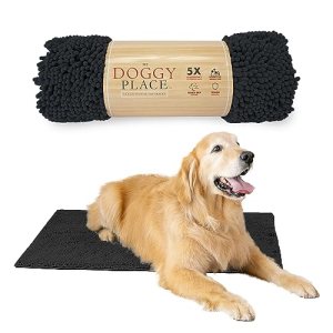 My Doggy Place Dog Mud Mat, 36″ x 26″ Charcoal
