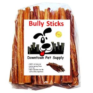 Downtown Pet Supply Bully Sticks for Dogs – Natural 6 Inch Beef Chews