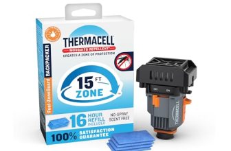 Thermacell Fuel-ZoneGuard Backpacker, Camping Mosquito Repeller, 16-Hr