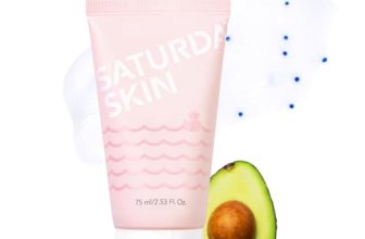 Saturday Skin Face Peeling Gel – Fruit Enzyme Exfoliating Scrub, 2.53 fl oz