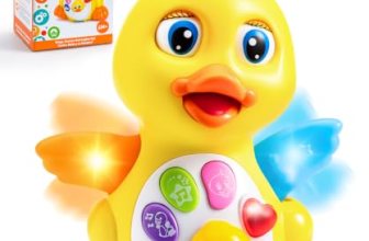 JOYIN Baby Toys Duck, Infant Dancing Crawling Musical Toys 6+ Months