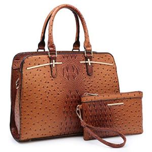 Women Handbag Wallet Tote Shoulder Hobo Bag Top Handle Satchel Purse Set 2pcs wi