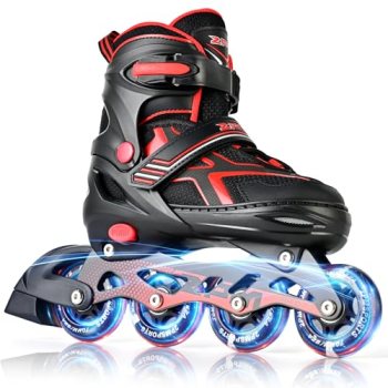 2PM SPORTS Inline Skates for Boys Kids Girls Ages 5-8 8-12 4-6 6-12