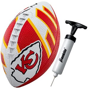 Franklin Sports NFL Rubber Mini Football – 8.5″ – Kansas City Chiefs