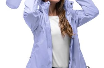 33,000ft Women’s Rain Jacket Waterproof Lightweight Packable Raincoats
