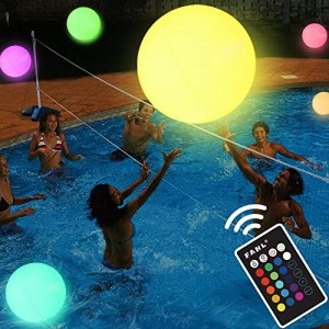 Pool Toys – LED Beach Ball with Remote Control