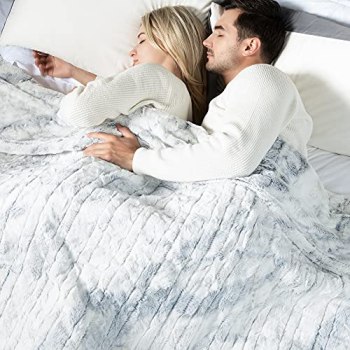 WOOMER Heated Blanket Twin Size 62″ x 84″