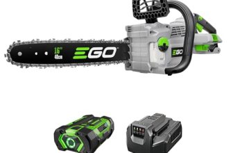 EGO POWER+ Chain Saw, 16” Battery Powered Chainsaw