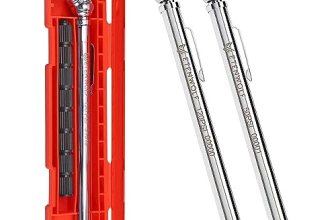 ETENWOLF Pencil Tire Pressure Gauge 2 Pack (10-50PSI, 20-120PSI)