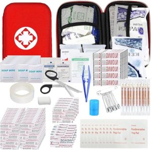 First Aid Kit 277PCS Car Home Camping Essentials Red Emergency Kit YIDERBO