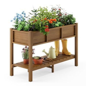 LUE BONA Raised Planter Box with Legs