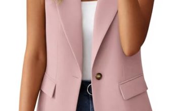 Plus Size Vest for Women Sleeveless Womens Fashion Casual Blazer Woman Vests for