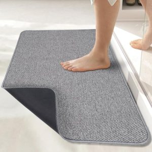 Bath Mat,Ultra Thin Bathroom Rugs