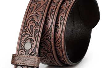 BELTROAD Western Leather Belt Strap for Men Women Cowgirl Cowboy Belt Gifts