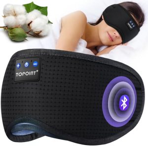 TOPOINT Sleep Mask Headphones Bluetooth Wireless 5.4